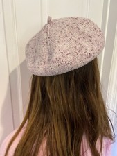 Janie And Jack Girls Lilac Colored Beret Size 6-8