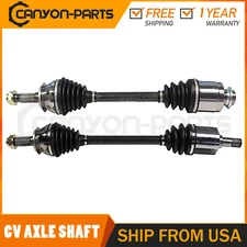 Front Pair CV Axle Shaft Assembly For Honda Accord Manual Trans 2.4L 2003-07