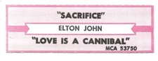 Jukebox Title Strip - Elton John: 