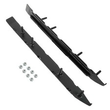 Bottom Line 4" DUAL Runner Carbides for Arctic Cat many 2002-2023 Snowmobiles