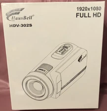 HausBell HDV-302S 1920 X 1080 Full HD Digital Video Camera- Sealed (new)