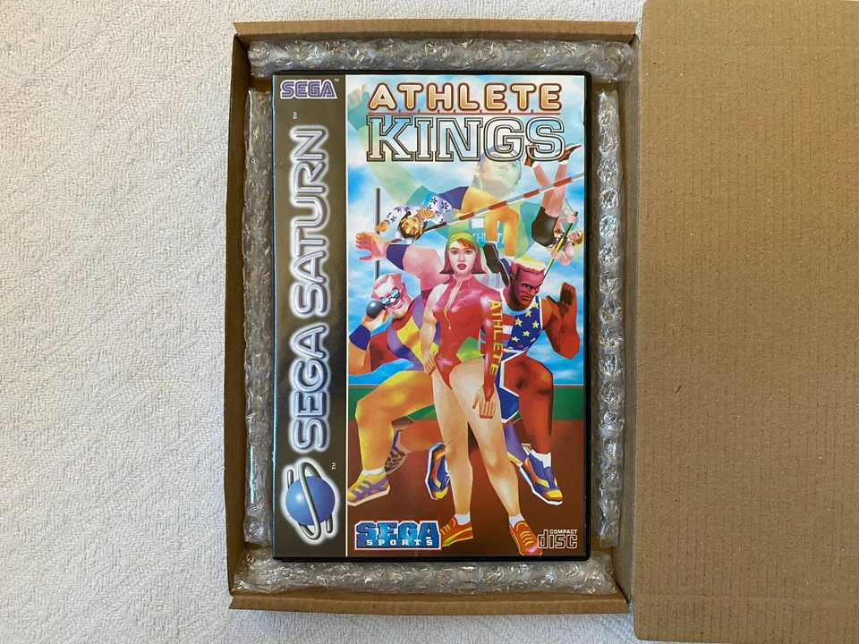 Athlete Kings Sega Saturn - UK PAL VGC CIB with Natural Disc & Plastic Case - Image 2 of 4