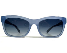 Isaac Mizrahi Sunglasses IM30220 BL Matte Blue Square Frames with Blue Lenses