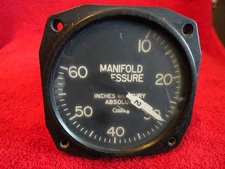 CESSNA MANIFOLD PRESSURE INDICATOR P/N CM2635E1 GARWIN P/N 22-260-020