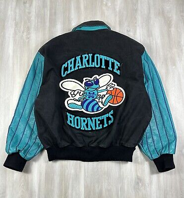 Vintage Jeff Hamilton Size Large Charlotte Hornets Leather Vintage Jeff Hamilton Size Large Charlotte Hornets Leather