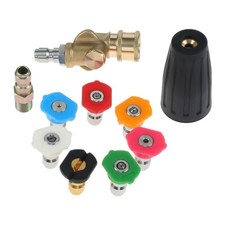 Conector de boquilla turbo giratorio para lavadora a presión de 4000 PSI con puntas de boquilla de pulverización