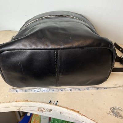 Via Spiga Estelle Italian Leather Nappa Backpack Bag Black  display picture 1