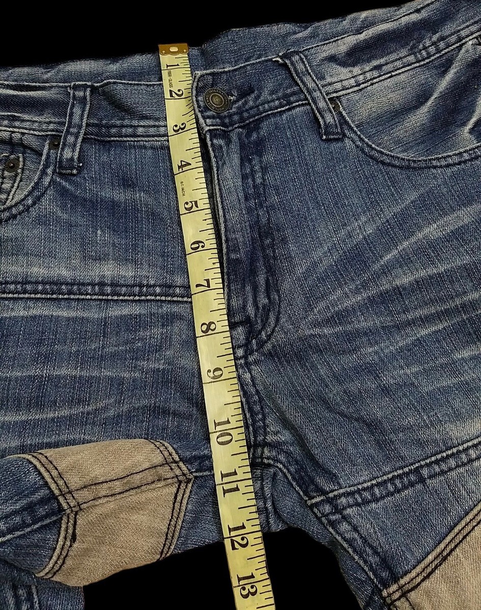 JAPANESE BRAND EDGE RUPERT PATCHWORK NON SELVEDGE DENIM PANT,size