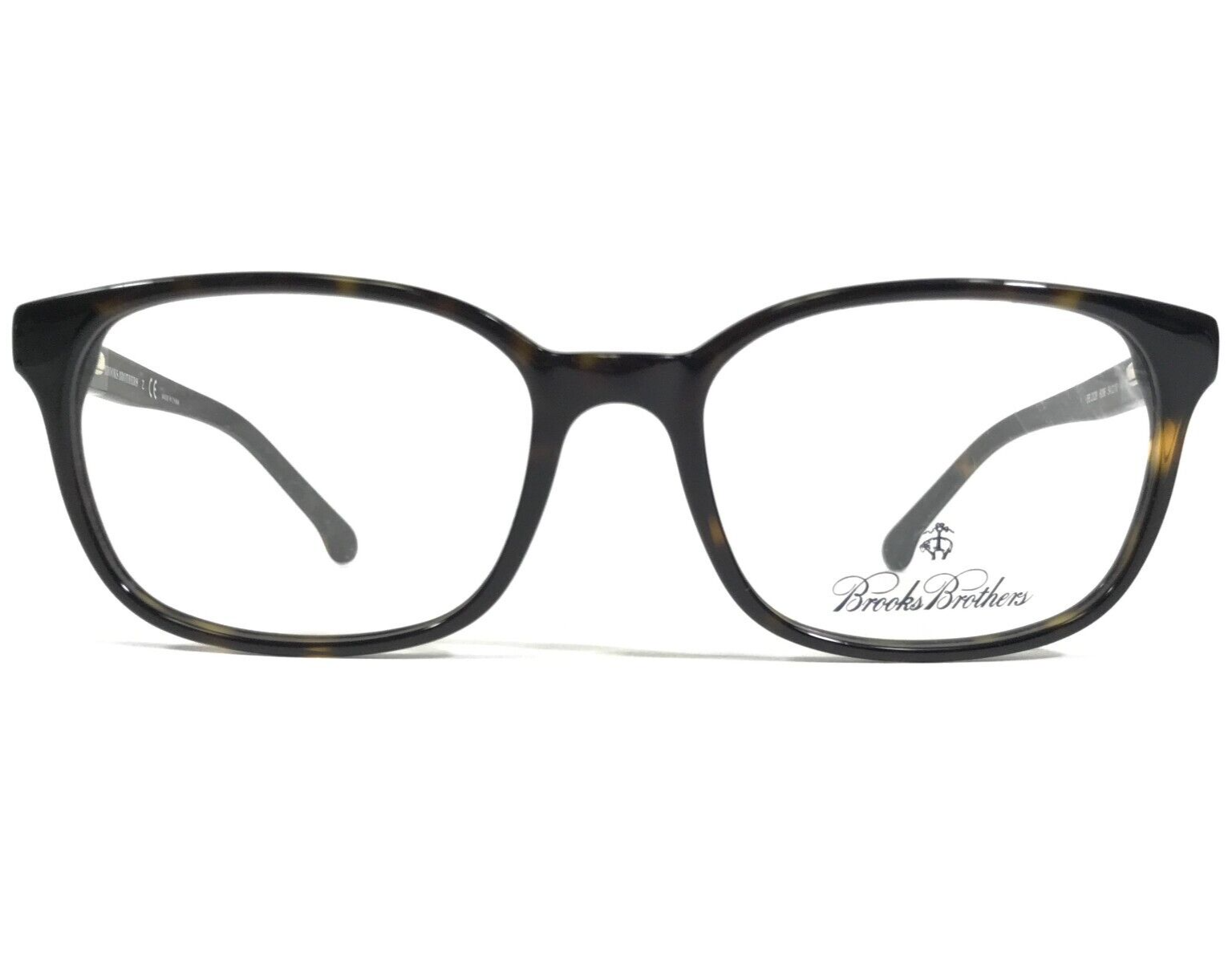 Brooks Brothers Eyeglasses Frames BB2028 6096 Brown Tortoise Square 54-18-140