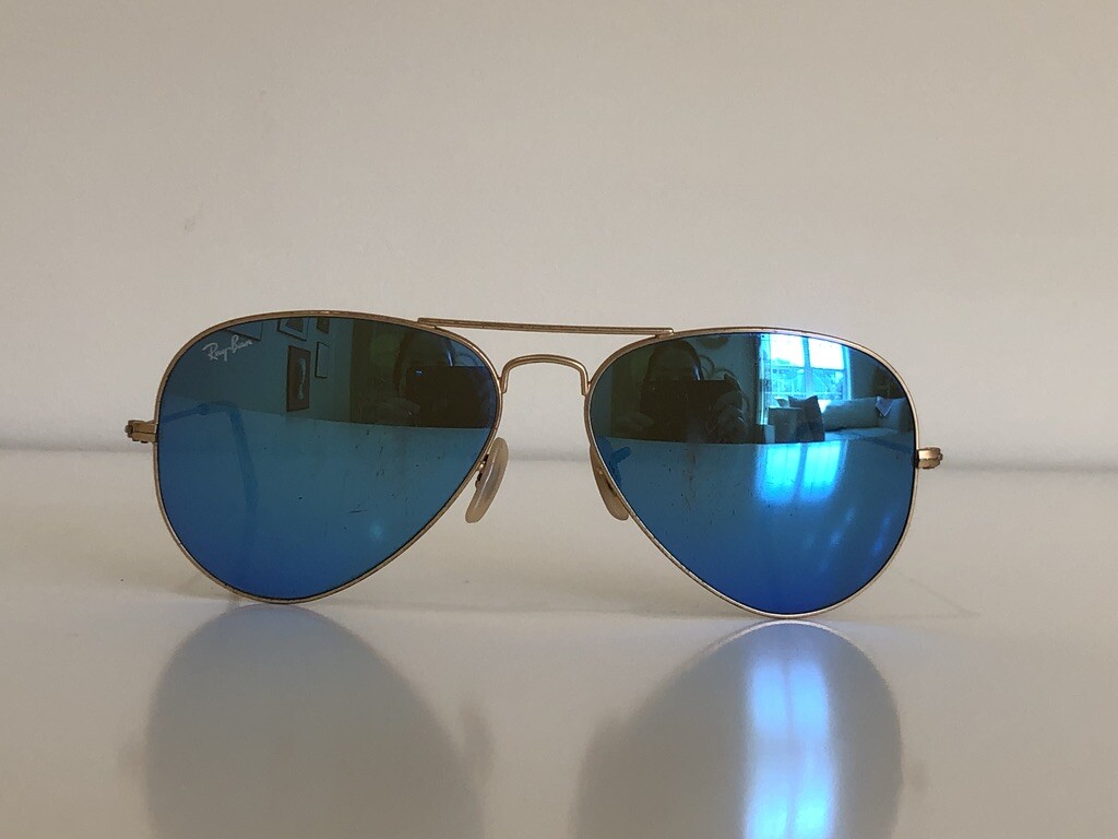 RAY-BAN RB3025 112/17 58 14 3N AVIATOR LARGE METAL SUNGLASSES MATE GOLD UNISEX Ray-Ban Aviator RB3025 112/17 Gold Sunglasses for Men and  main image 3