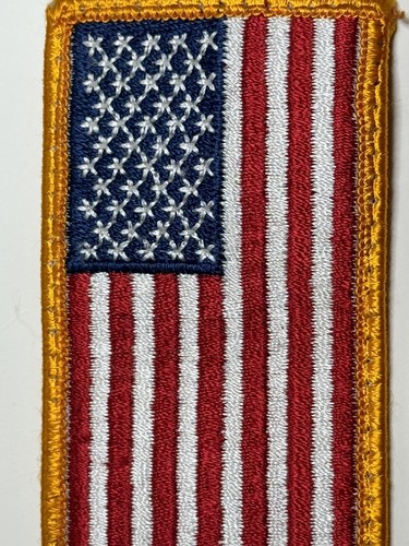 US Military USA FLAG | REVERSE | SEW-ON RIGHT SHOULDER UNIFORM - LOT OF 4 - EUC - Picture 12 of 12