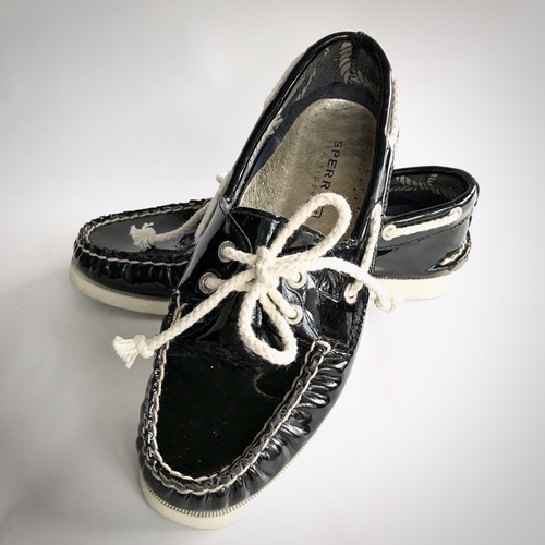 SPERRY Top-Sider Boat Shoes Black 