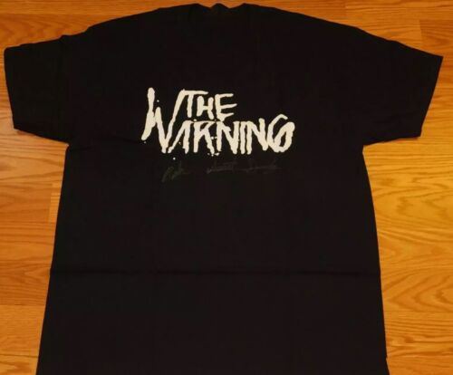 The Warning Band Signed Concert Unisex T Shirt Size S-5XL Cotton - Picture 1 of 3