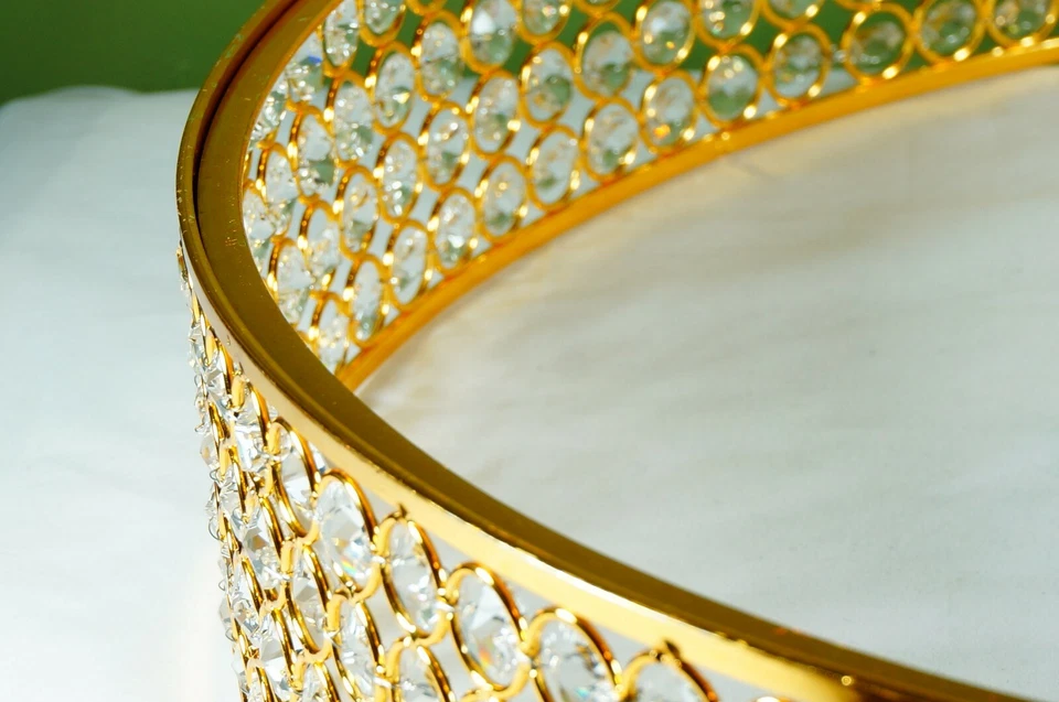 批发 - 批量 3 22 英寸 水晶蛋糕架 婚礼活动派对 Riser 蛋糕架 — 第 4/4 张图片