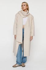 Nastygal Wool Look Coat Womens Casual Jackets & Coats