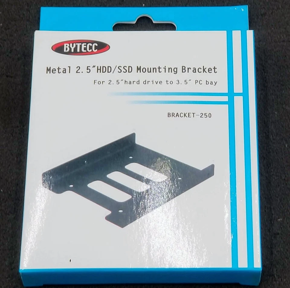LOT OF 48 Bytecc BRACKET-225 Dual 2.5" HDD/SSD Metal Mounting Kit - Image 3 of 4
