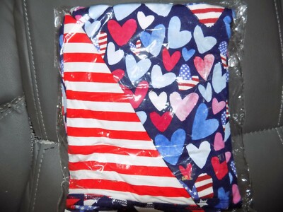 Posh Peanut Liberty & Red White Striped Patoo W/Washington Trim Error NEW