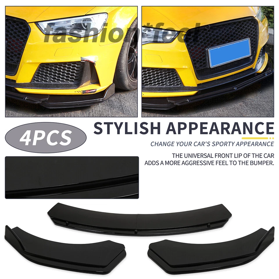 适用于奥迪 A3 A4 B7 B8 B9 A5 A6 C7 A7 前保险杠唇体下巴分离器锅炉 — 第 3/4 张图片