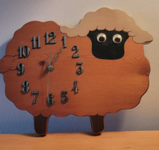 Sheep Clock Battery Operated 10 X 10 