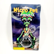 Vintage 1997 Trans/X Micro Pet Alien Game Millenium Expressions Toy New Sealed
