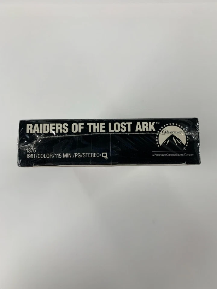 Indiana Jones Raiders of the Lost Ark VHS Tape Factory Sealed Watermark Mint - Image 4 of 4