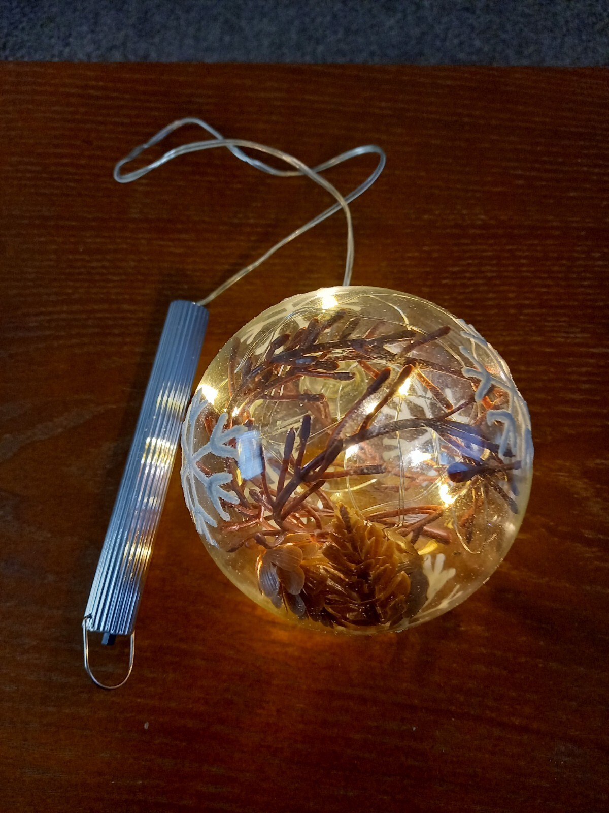 Christmas Light Up Hanging Bauble eBay