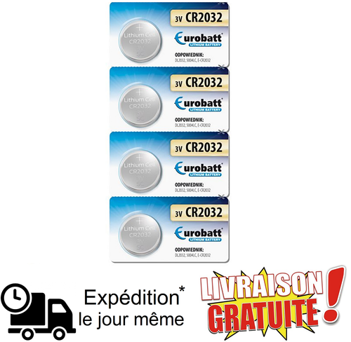 Panasonic CR2032 3V Lithium-Batterien – 10 Stück, Einweg, Lange Haltbarkeit, Made In Indonesia