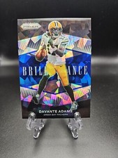 2021 Panini Prizm Brilliance Prizms Blue Ice #14 Davante Adams /99