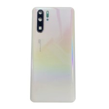 OEM Back Battery Door Cover 3D Glass Housing Case For Huawei P30 Pro Pearl White