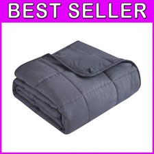 Cooling Weighted Blanket 48"x72" - 15lbs - Breathable Fabric
