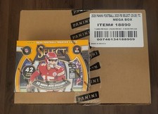 2025 Panini Select Football Mega Box Case 20 Black Green Prizm Shock - Sealed