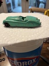 Vintage Tootsie Toy Jaguar Convertible Green Time Capsule Made in USA Chicago
