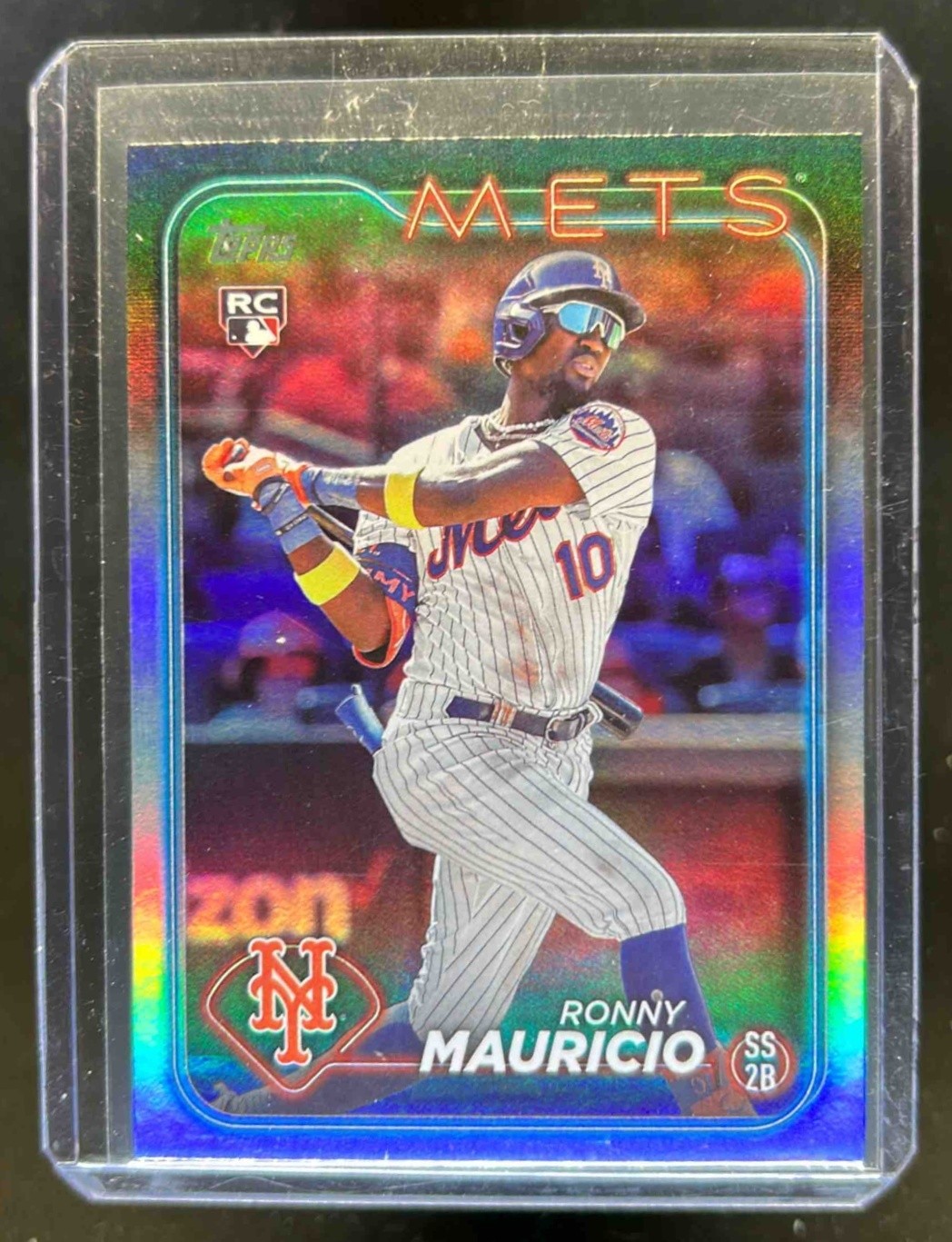 2024 Topps Ronny Mauricio RC Rainbow Foil Rookie #224 Mets