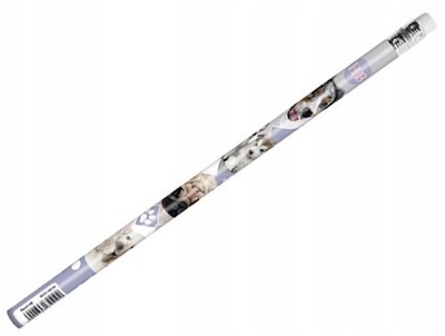 Hb Cuties Hunde-Schulbleistift mit Radiergummi