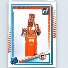 2025 Donruss WNBA Saniya Rivers #92 Connecticut Sun