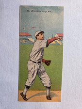 1911 T201 MECA DOUBLE FOLDERS MORDECAI BROWN