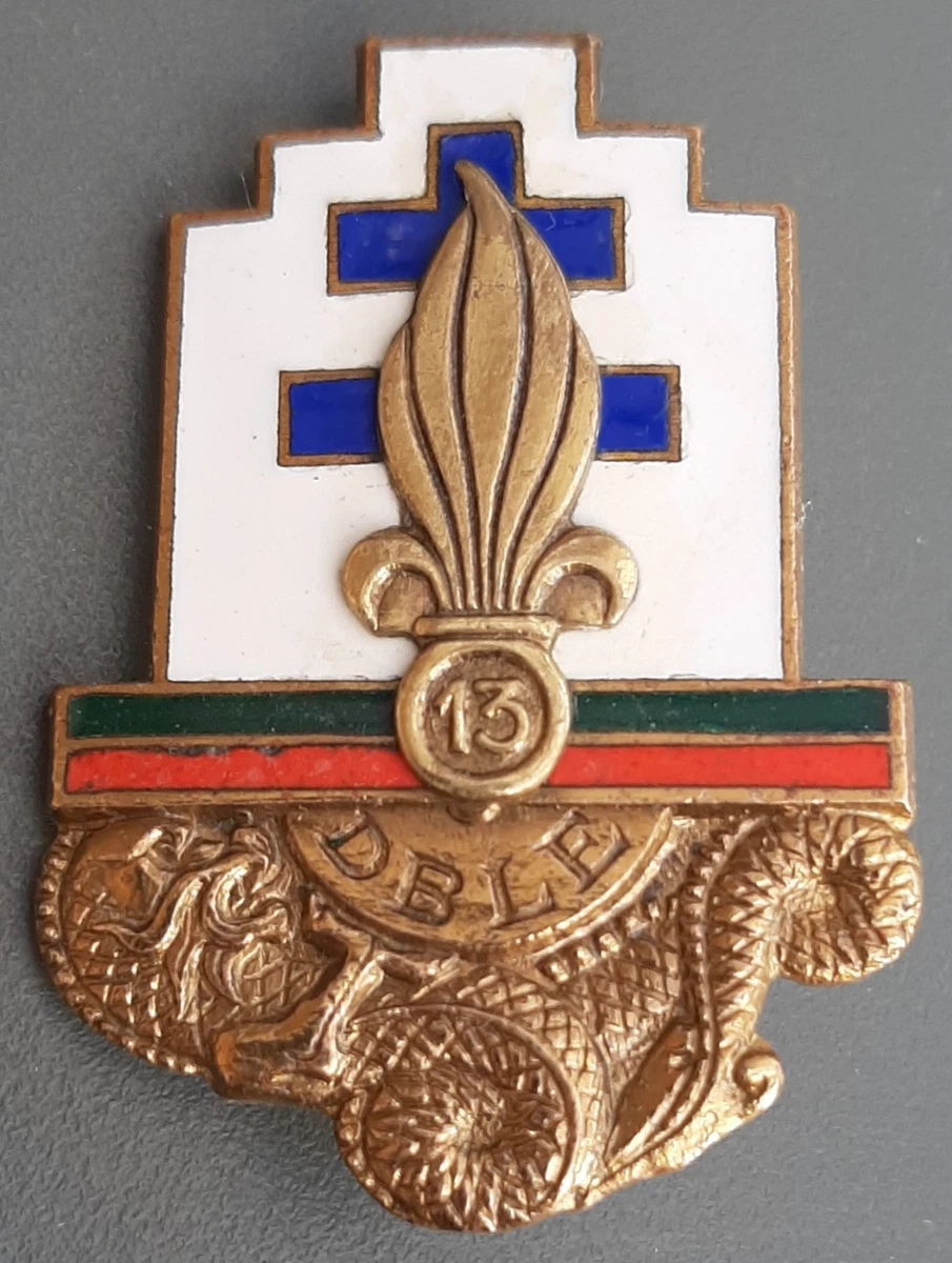 Insigne Original Fusiliers Marins 1955 – CPA 3e Cie Protection AFN Algérie