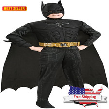 Rubies DC Batman The Dark Knight Rises: Batman Costume for Kids, Boy's Medium
