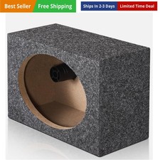 6 x 9 Inch Car Audio Speaker Box Enclosure, Universal Fit Ported Subwoofer En...