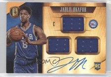 2015 Panini Gold Standard Rookie Jersey Triple 74/99 Jahlil Okafor #278 Auto 0v0