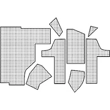 A-CKT335-AI Cab Upholstery Kit, Brindle Brown