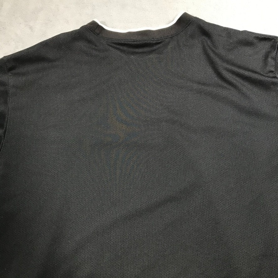 Vintage Nike Shirt Men's 2XL XXL Black Mesh Short Sleeve 90s Tee Sports Hip Hop thumbnail 12