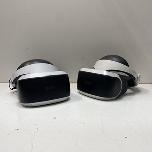 Lot of 2 Sony PlayStation VR Headsets CUH-ZVR1 FOR PARTS 