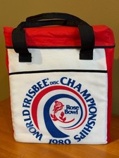 Vintage 1980 World Frisbee Championships Cooler Bag - DamGud Products - Rare