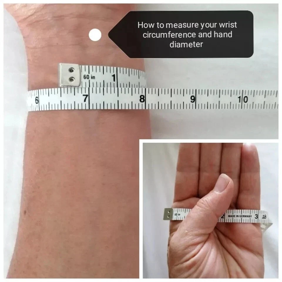 双球手镯纯色 925 银色 7 毫米扭矩手镯男式扭矩礼品手镯 — 第 2/4 张图片