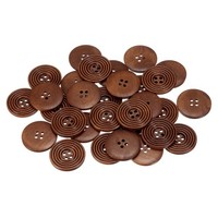 30 Stk. 4-Loch Holz-KnöPfe 38Mm FüR Kleidung Diy, Hellbraun