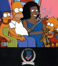 Lizzo signed autographed Famous Singer The Simpsons Cameo W/ Flute BAS COA