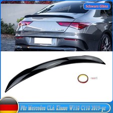 Heckspoiler Passet für MERCEDES CLA W118 C118 Limo Spoilerlippe Klavierschwarz