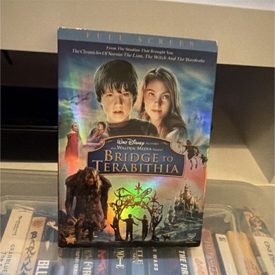 Walt Disney Bridge to Terabithia Dvd Full Screen 2007 Fantasy Special Features