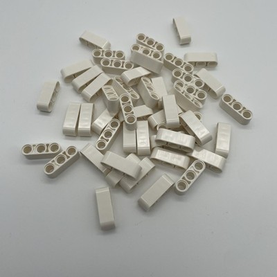 Lego 50x Technic White Liftarme 3 Löcher 32523 weiss Liftarm Thick 1x3 New
